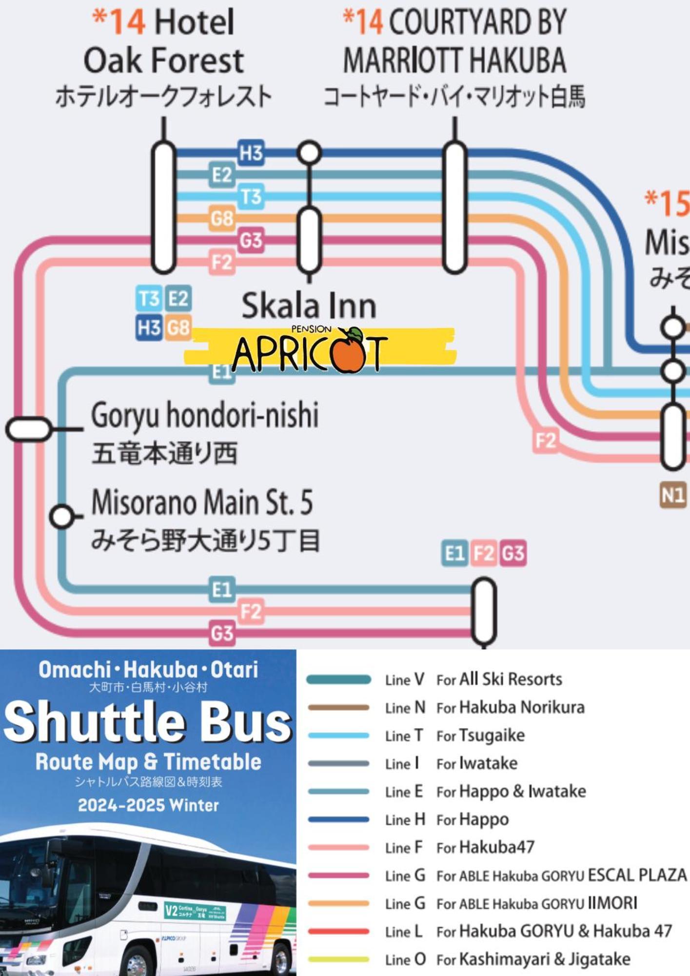 Apricot Pension Hakuba Zewnętrze zdjęcie
